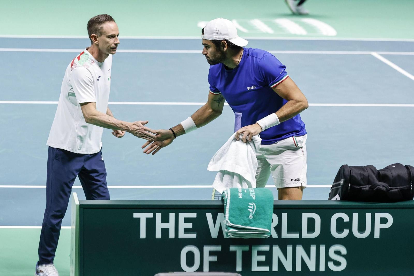 Las fotos de la final de la Copa Davis Italia-España