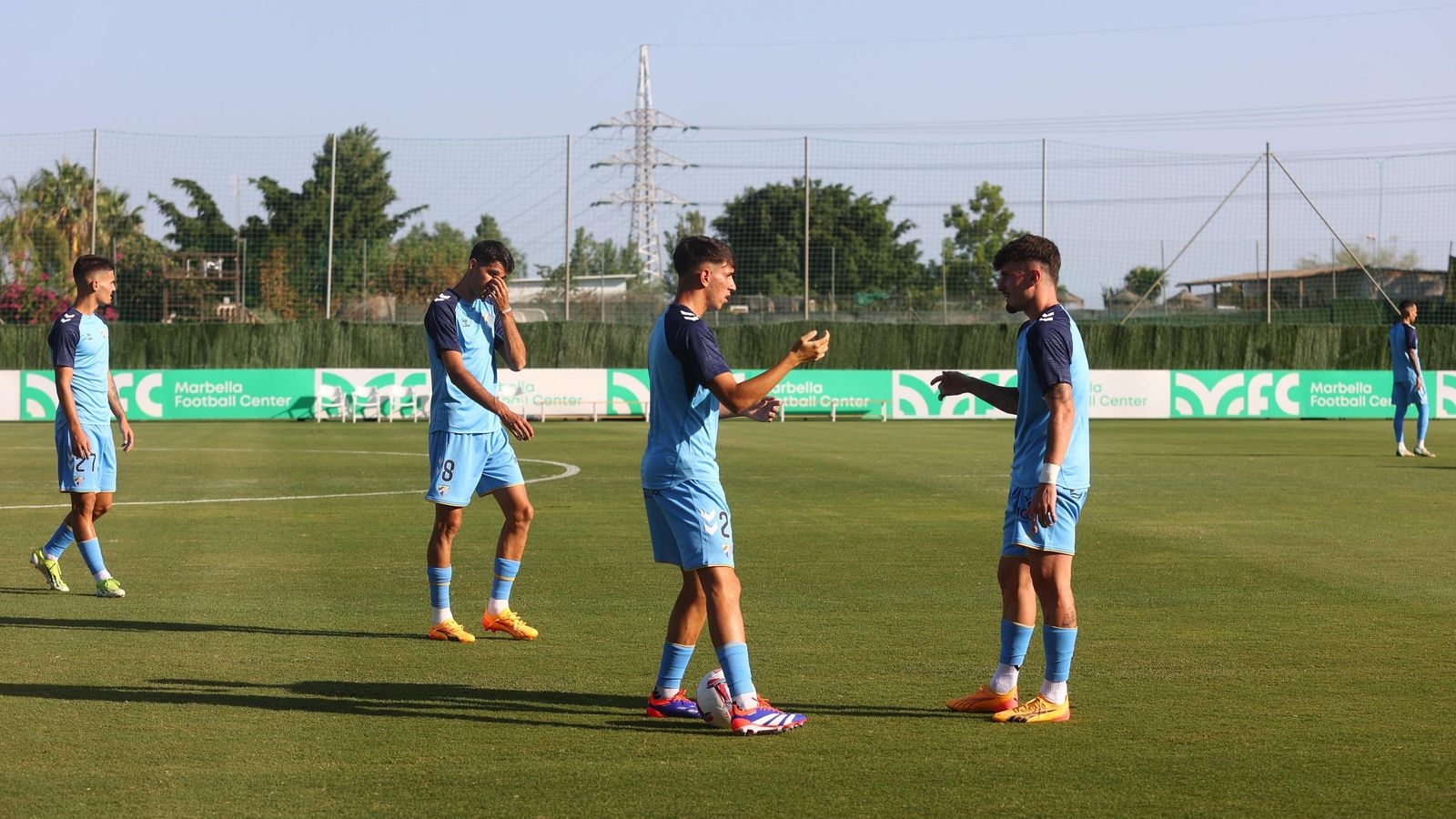 El Málaga CF - Almería de pretemporada, en fotos