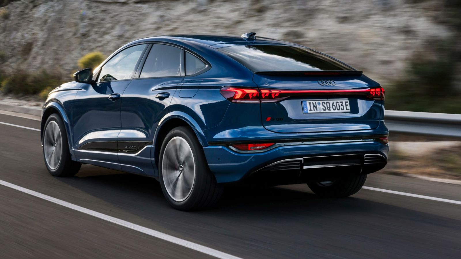 El SQ6 Sportback e-tron es, con diferencia, el más rápido de la familia con sus casi 500 CV.