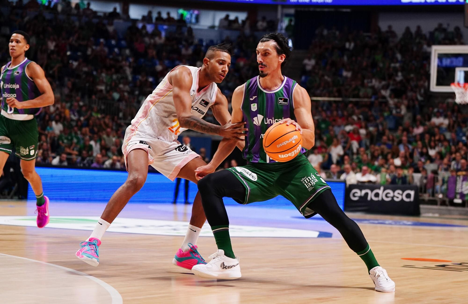 Djedovic, durante el Unicaja-Lleida.