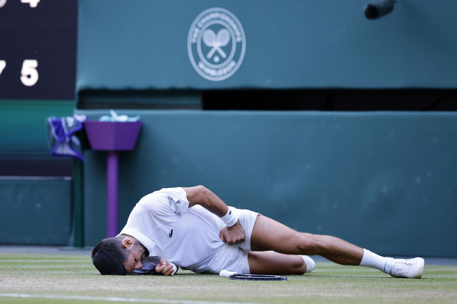 Las fotos de Wimbledon con las clasificaciones de Djokovic y Sinner