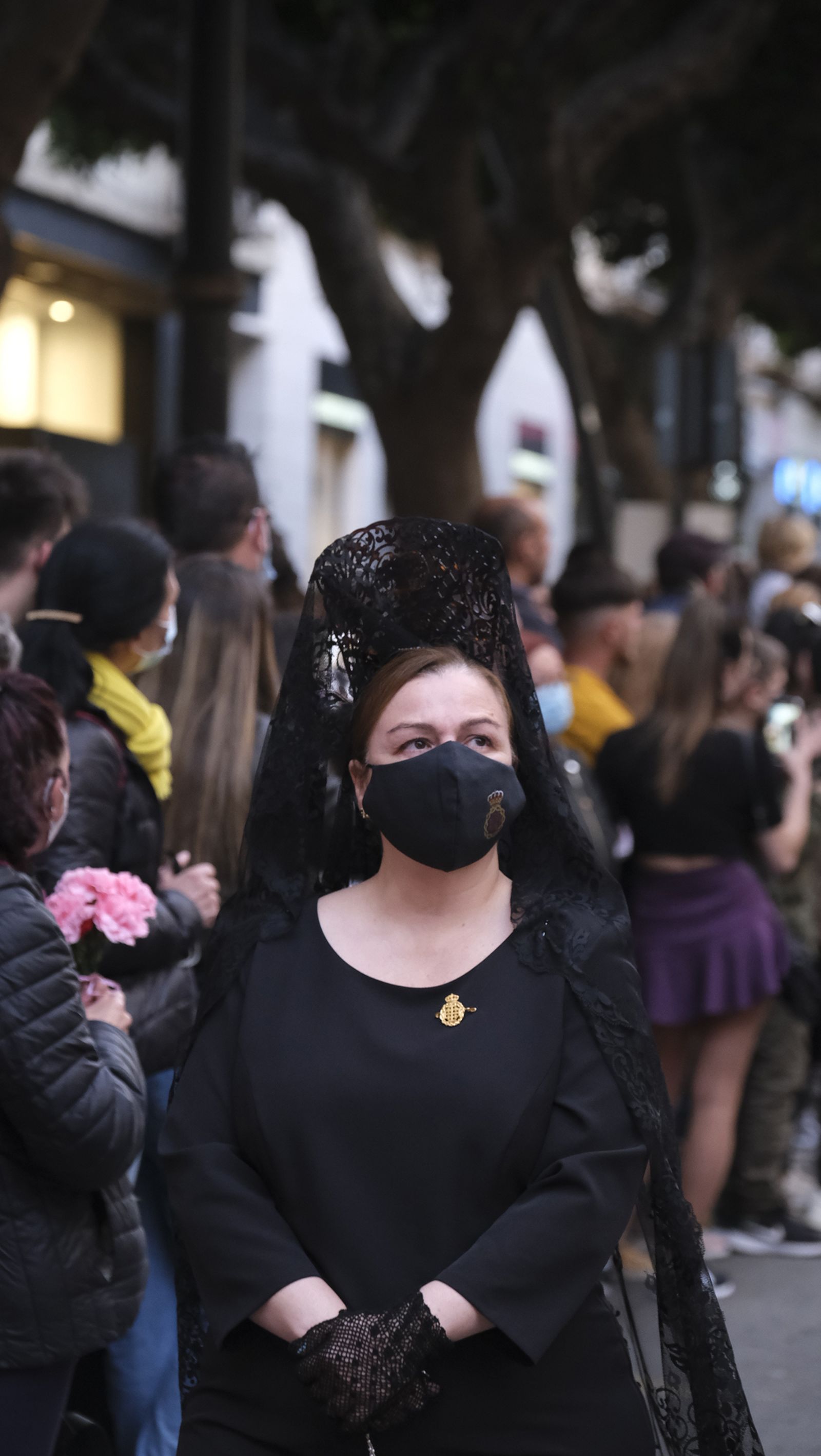 Procesión del Santo Entierro en Almería, en imágenes.