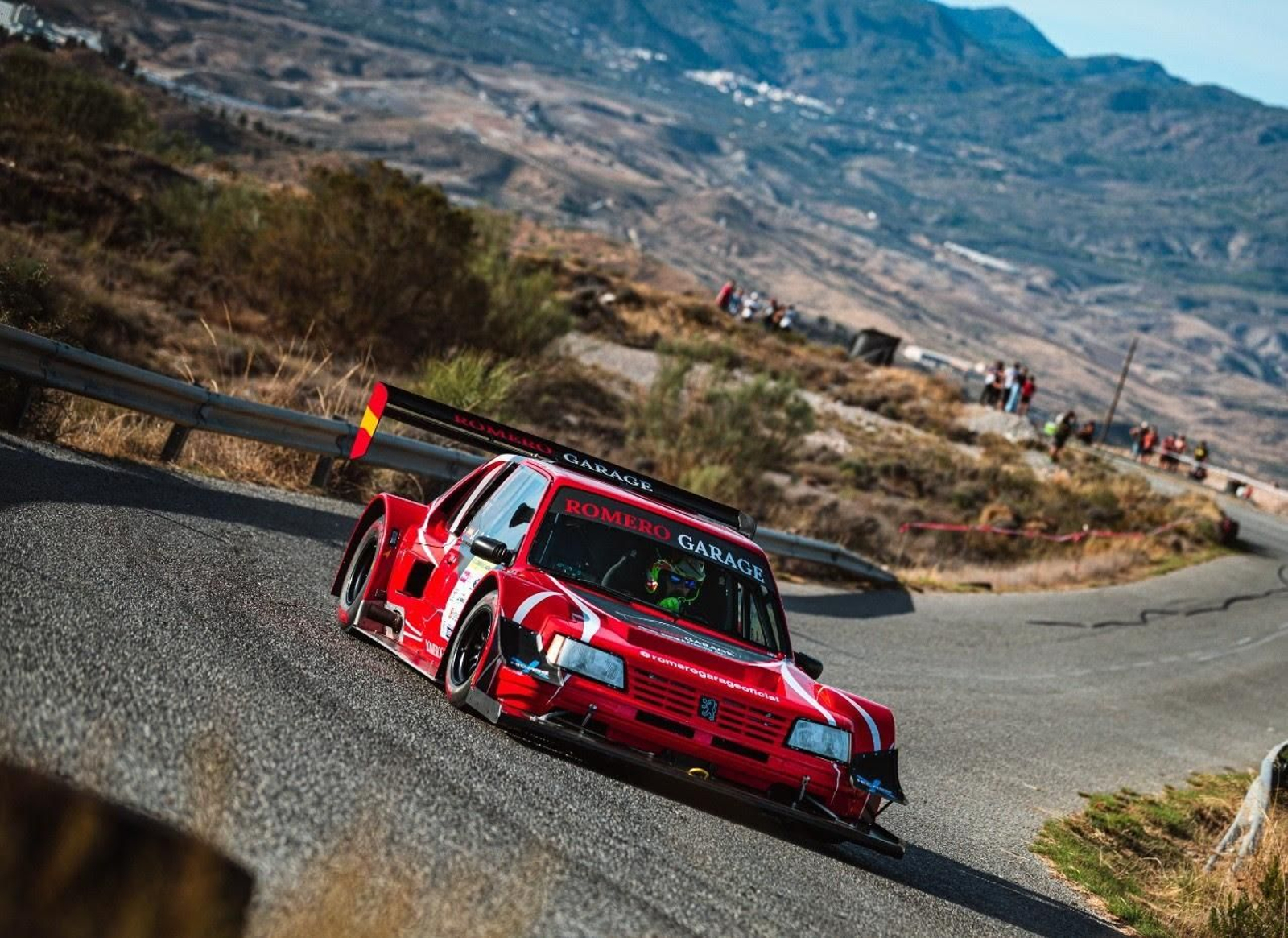 Uno de los ganadores de esta última edición de la Subida del Mármol durante su participación en la prueba.