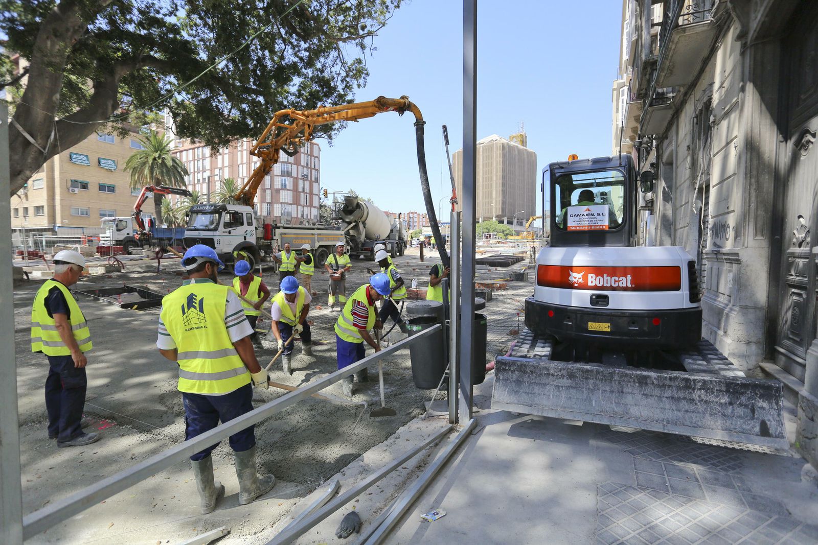Las fotos de la peatonalización de la Alameda Principal de Málaga