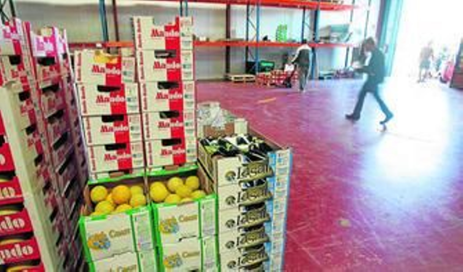 Melones, berenjenas, judías verdes... llegaron a unas instalaciones que "estaban bajo mínimos".