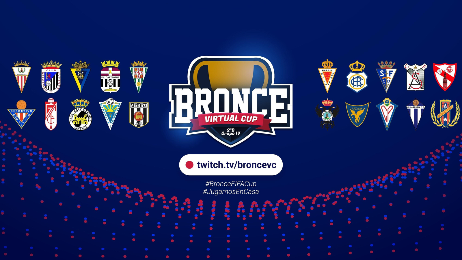El cartel del torneo Bronce Virtual Cup para el grupo IV.