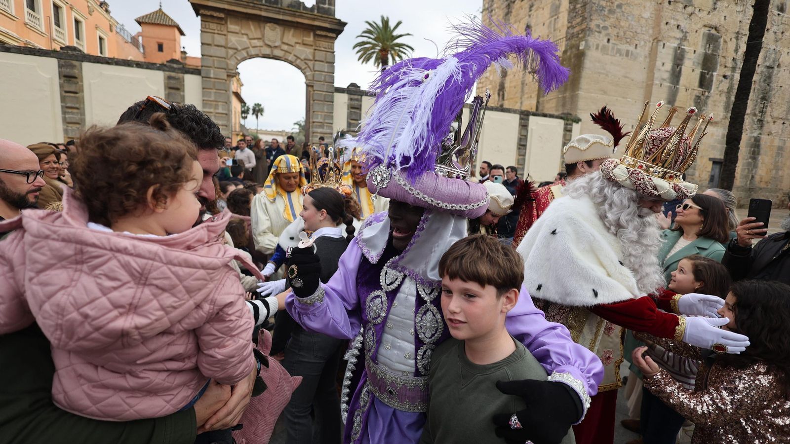 Coronación de los Reyes Magos de Jerez en el Alcázar