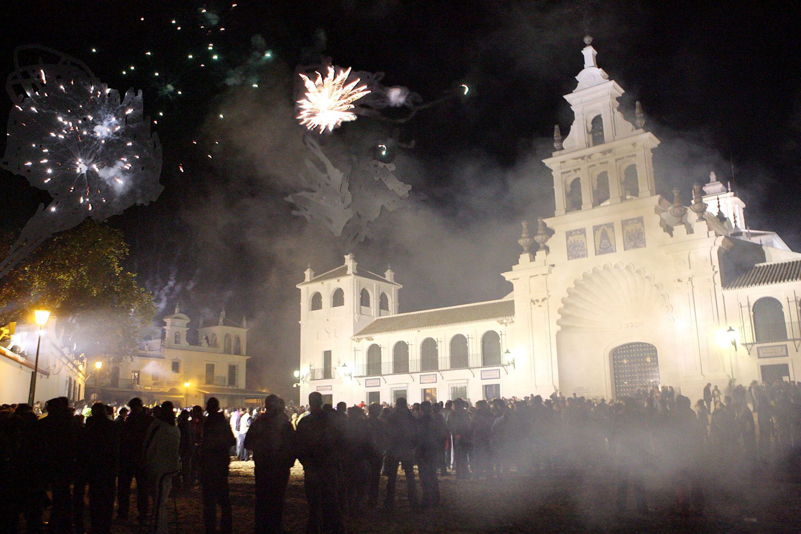 Despedida del año en la aldea de El Rocío.