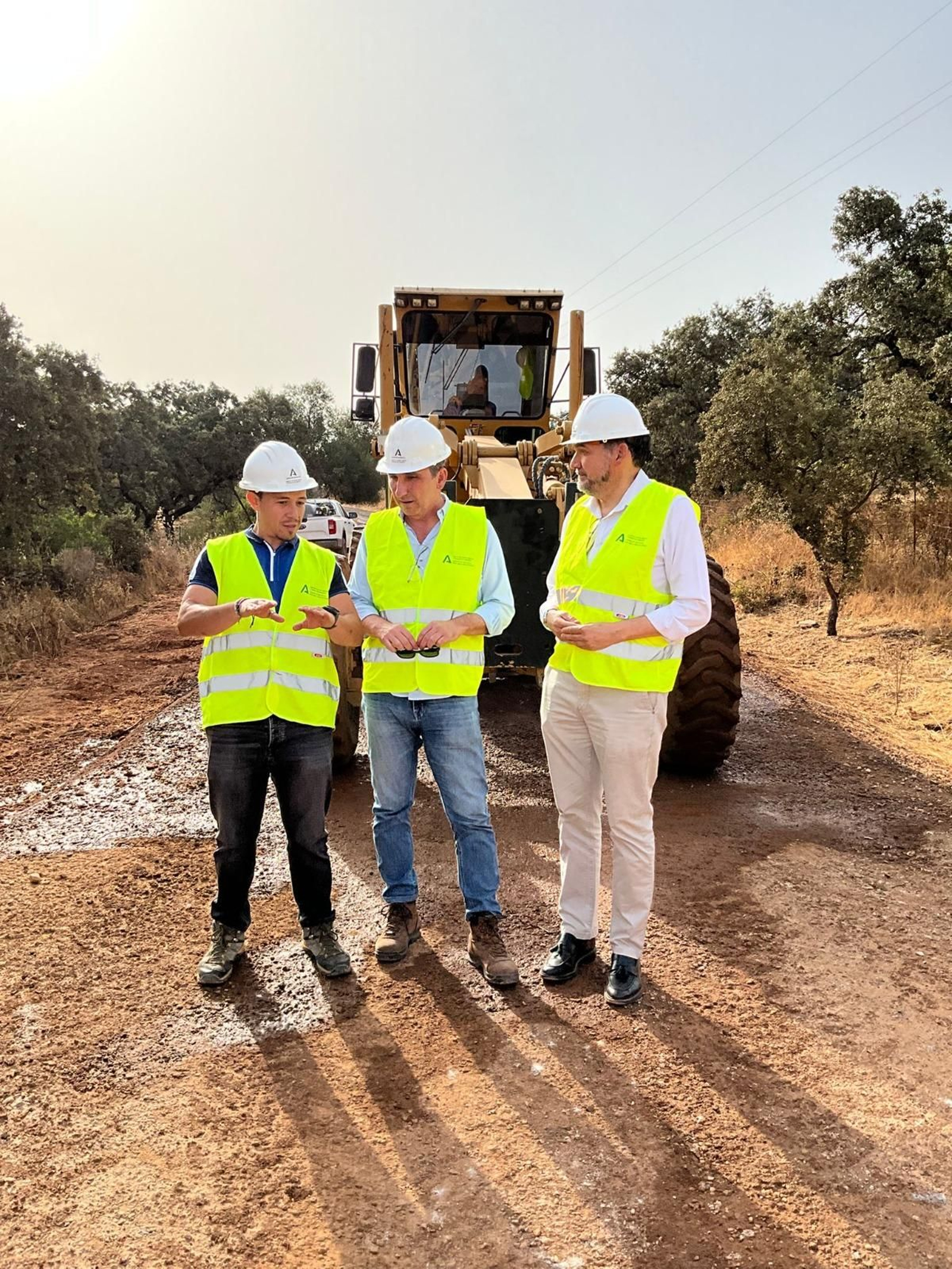 Imagen realizada durante las obras en uno de los caminos.