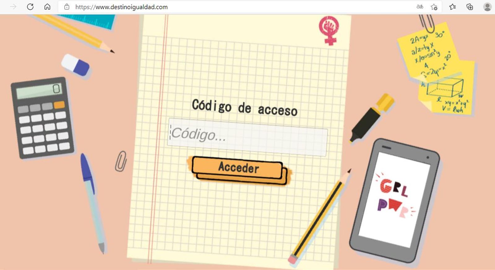 ‘Destino Igualdad’,  el escape room ideado por Madre Coraje