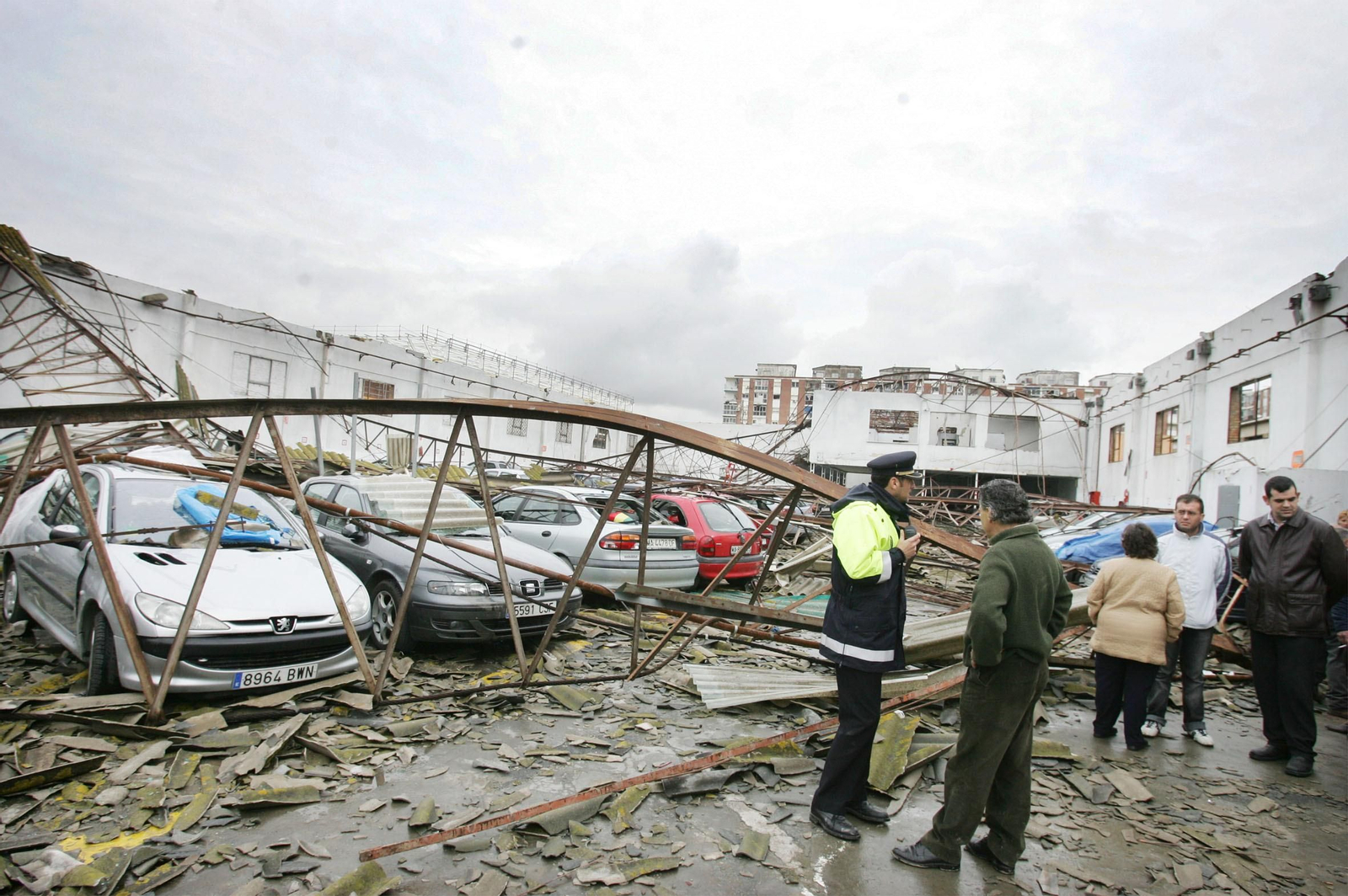 Las fotos del tornado de San Andrés en Málaga en 2009