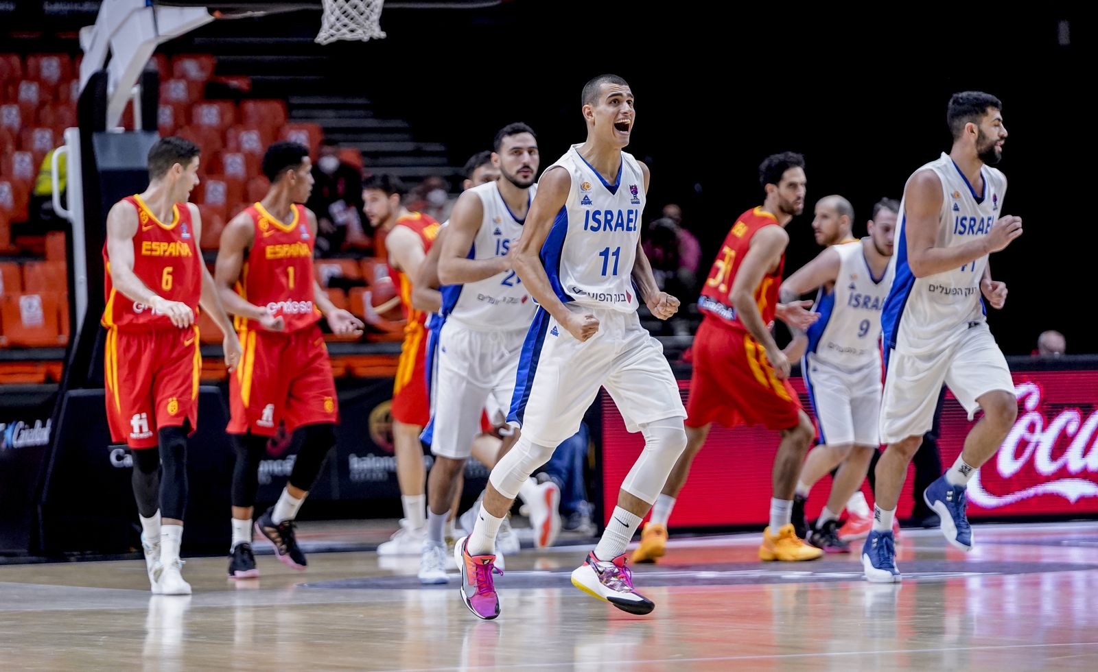 Las fotos de los jugadores del Unicaja en el Israel-España