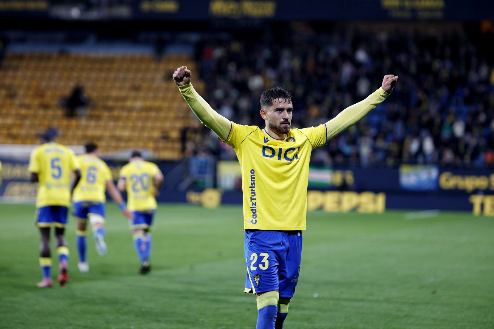 Las imágenes del Cádiz CF-Sporting