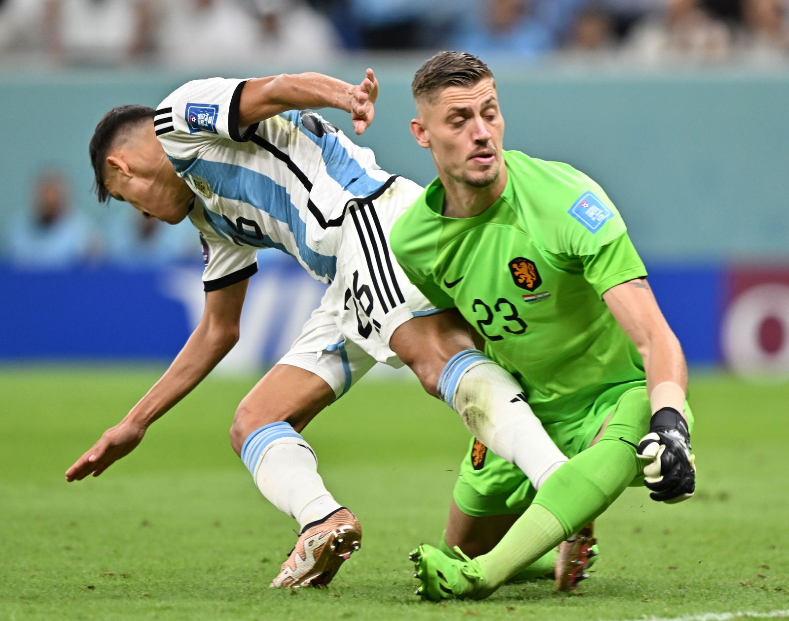 Las imágenes del Países Bajos - Argentina en los cuartos de final del Mundial de Qatar