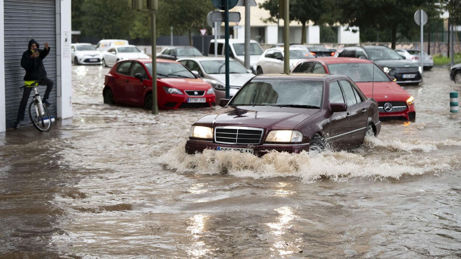 Inundaciones en Castellón de la Plana.