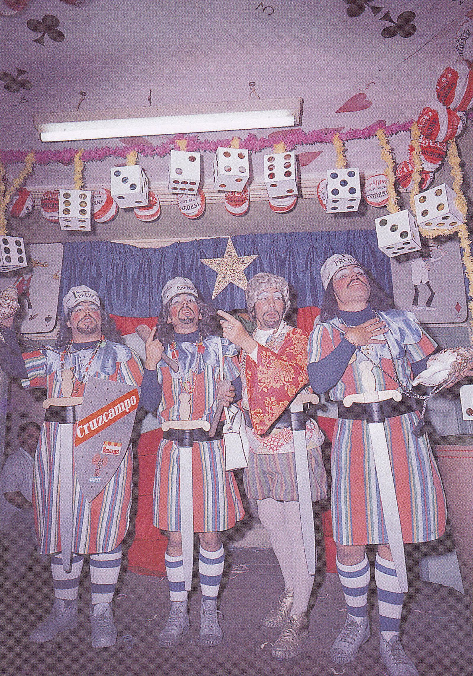 El cuarteto 'Don Mendo y sus mendas lerendas', de 1973.