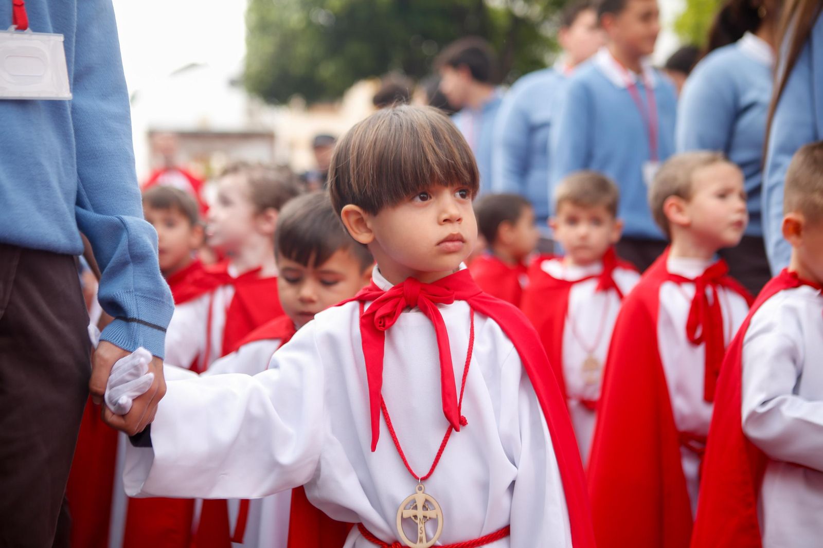 Fotos de la procesión infantil del colegio Nuestra Señora de los Milagros de Algeciras