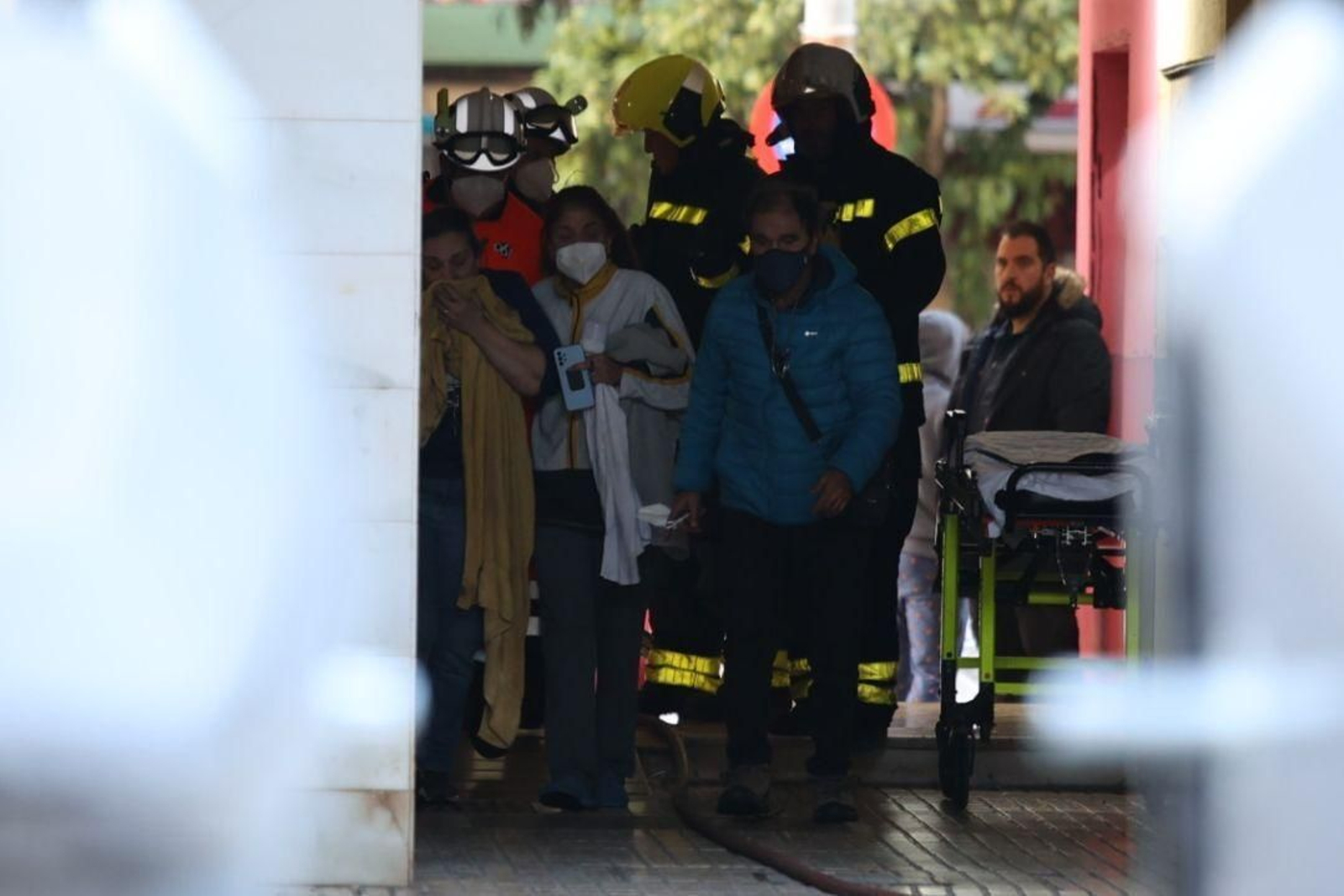 Incendio en un décimo piso del Parque Atlántico