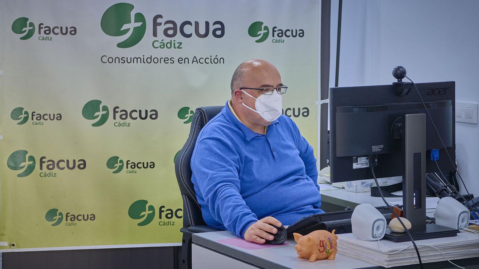 Jesús Yesa, secretario general de Facua Cádiz.