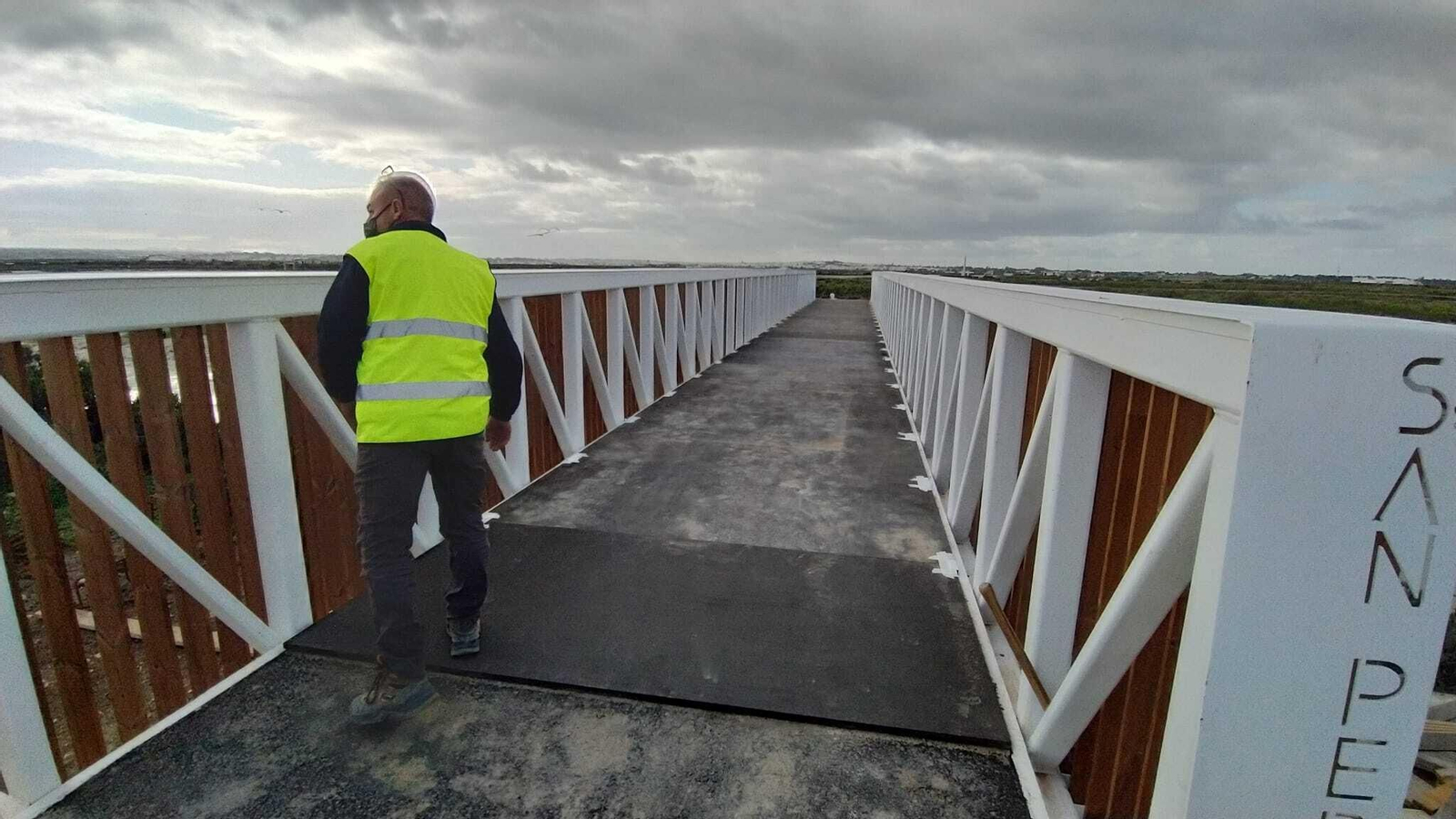 Así es el nuevo sendero que une San Fernando y Chiclana