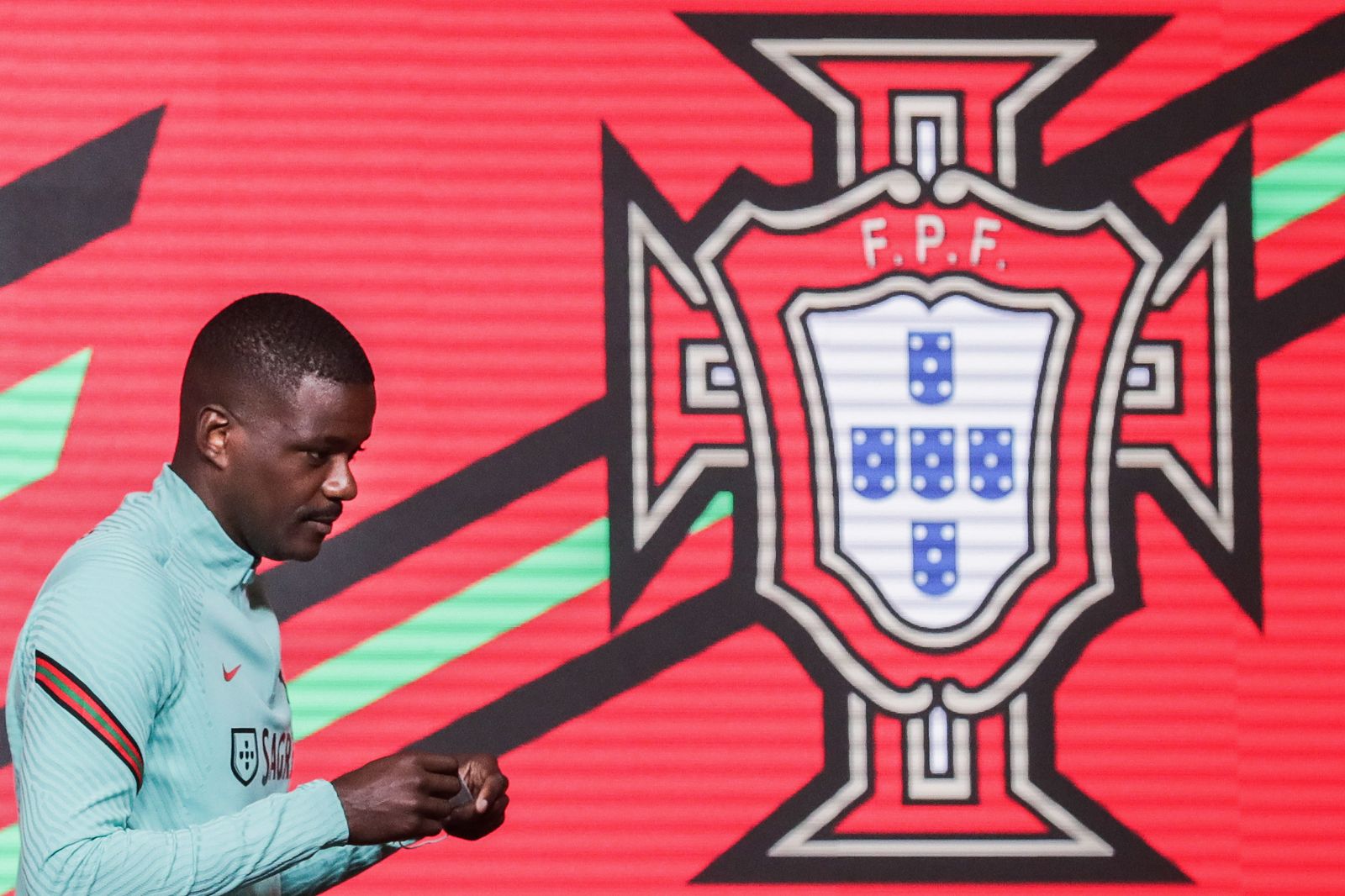 William Carvalho, tras su conferencia de prensa.