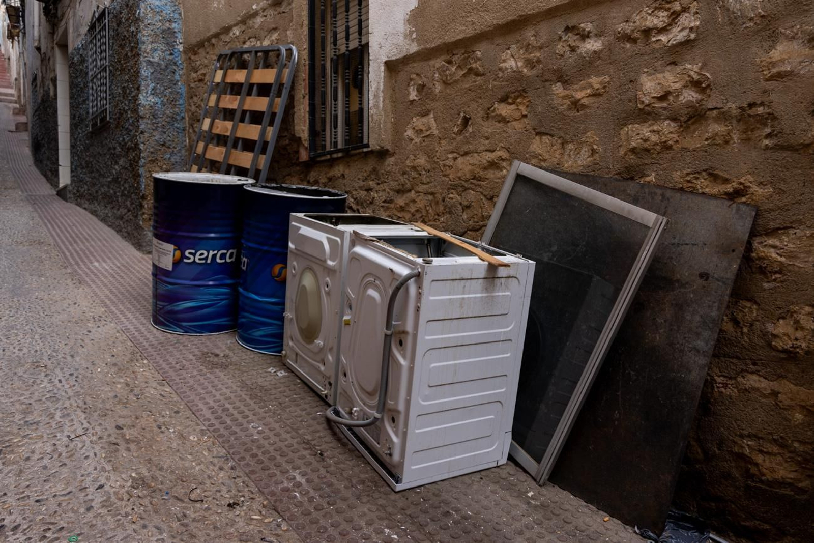 Así se encuentra el barrio de San Juan