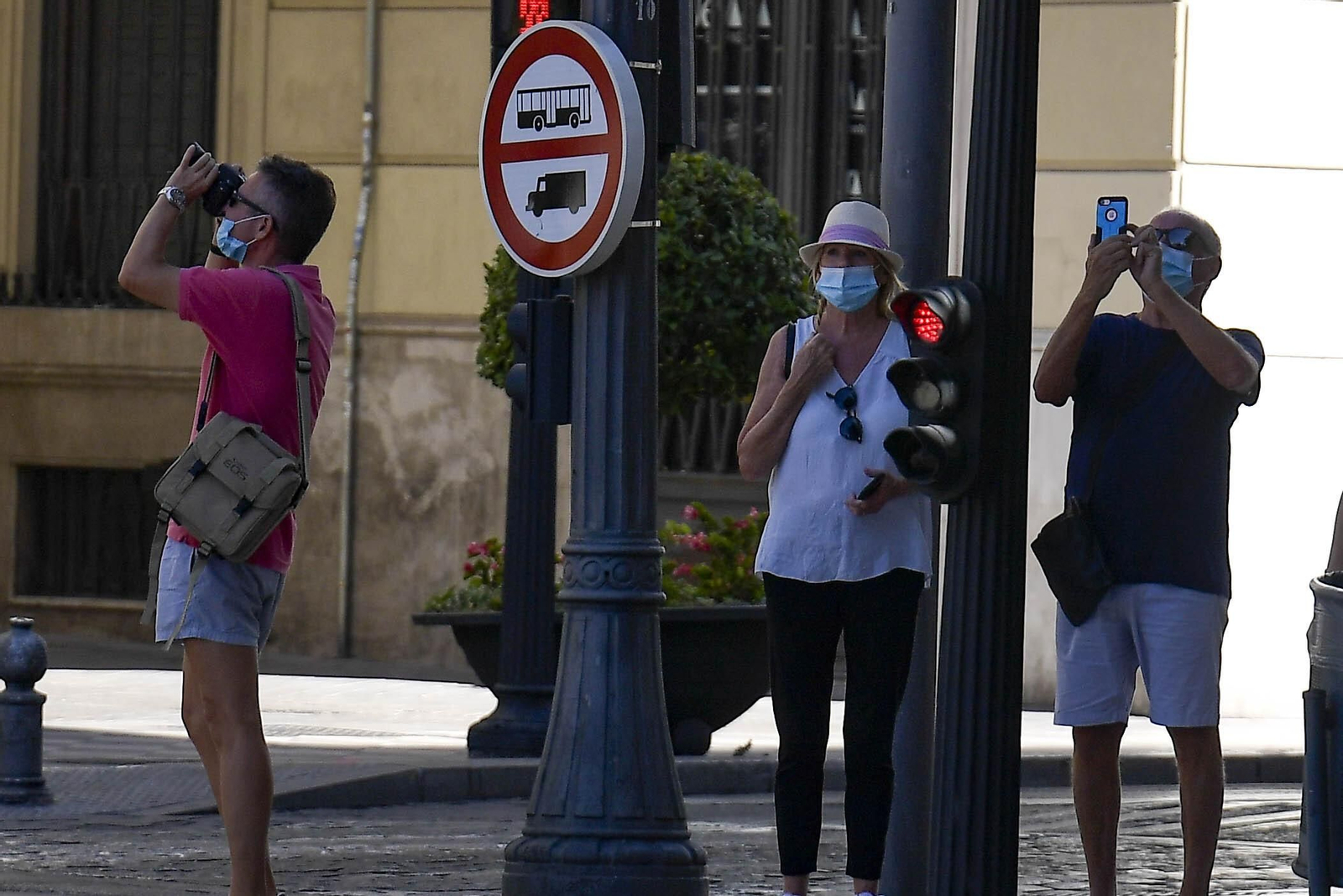 Turistas por Granada en estos días