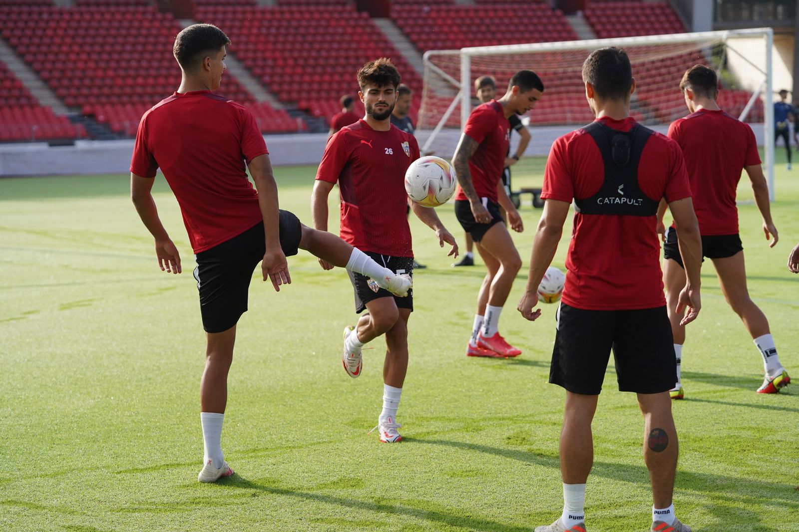 Fotogalería del entrenamiento de la UDA, viernes 27 de agosto