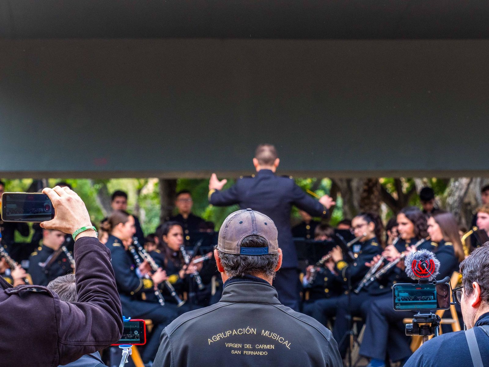 Sones cofrades en el Parque: celebrado el certamen de bandas de Nazareno en San Fernando