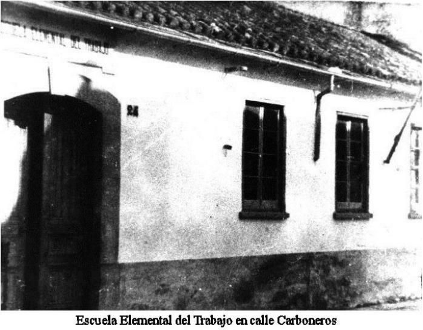 La Escuela Elemental del Trabajo, en la calle Carboneros, una de las primeras sedes del Ayuntamiento