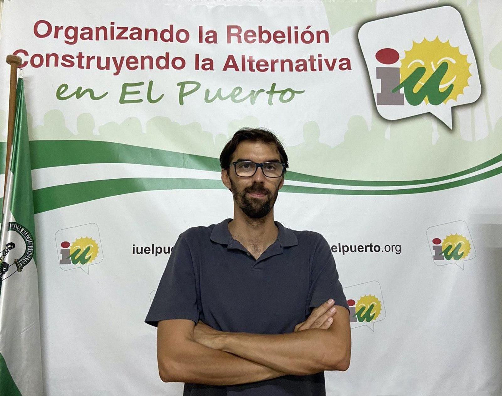 José Luis Bueno, concejal de Adelante El Puerto y portavoz de Izquierda Unida.