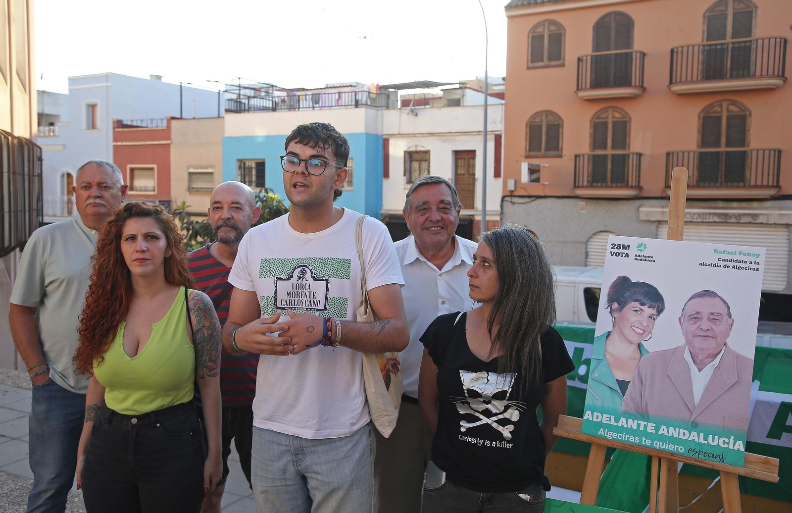 Fotos del inicio de campaña electoral en Algeciras