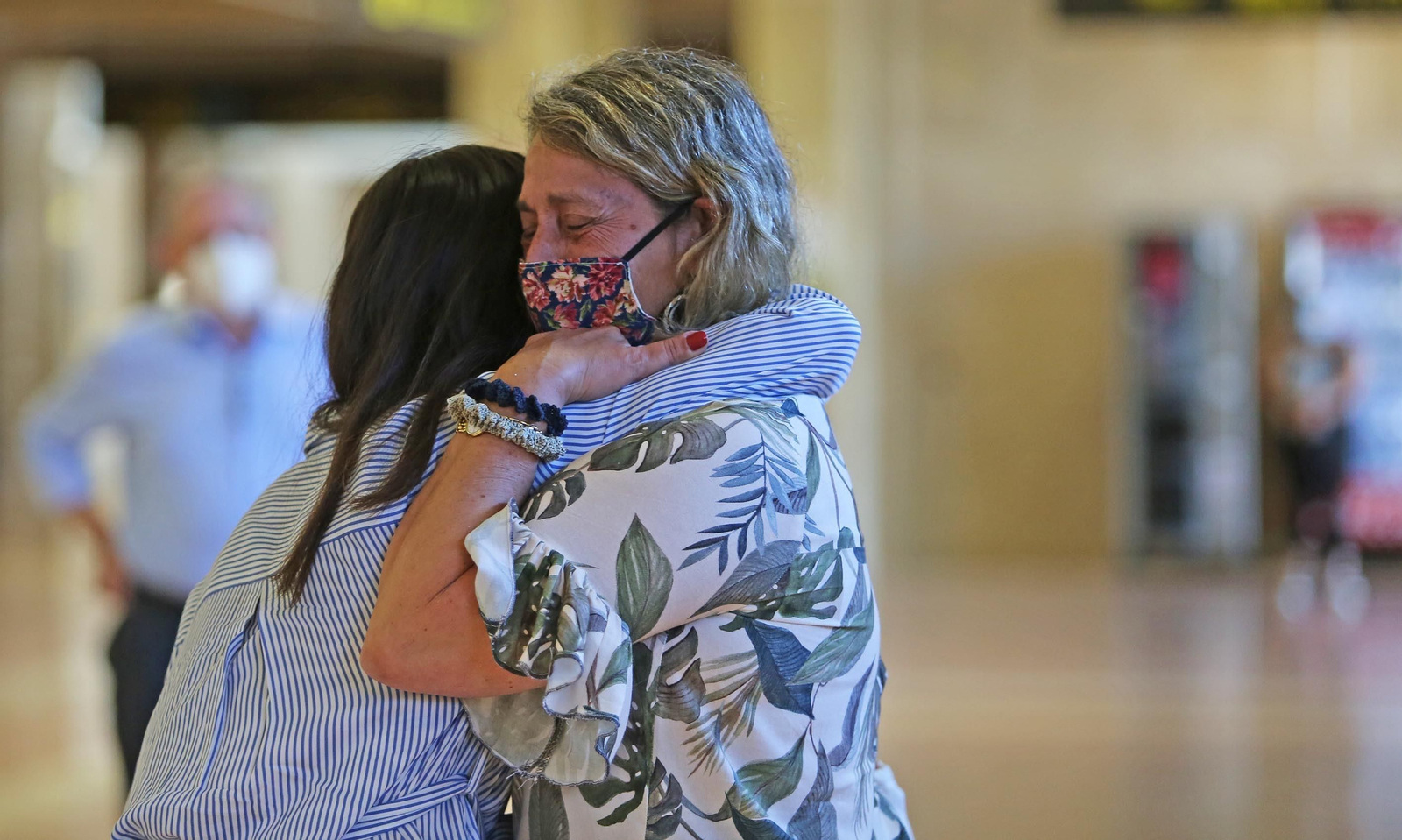 Llegada del primer vuelo internacional procedente de Alemania al aeropuerto de Jerez
