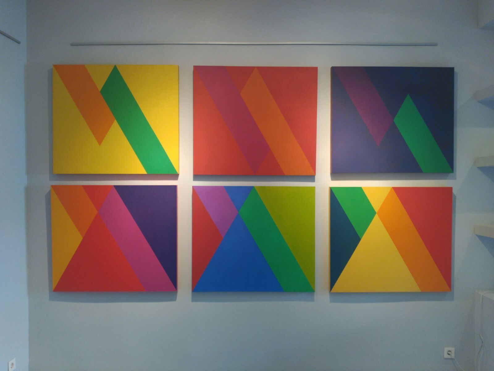 'Los colores de Goethe', la muestra de Tomás García Asensio que organiza Carmen Aranguren en su galería de Puerta de la Carne.