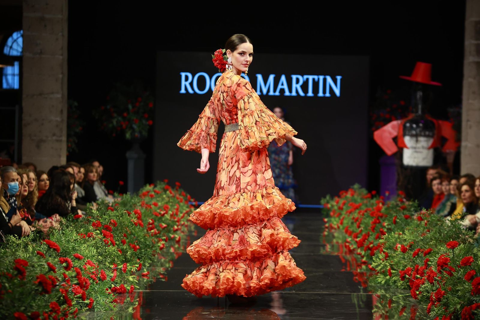 Desfile de Rocío Martín de Gitana en la Pasarela Flamenca Jerez Tío Pepe 2023