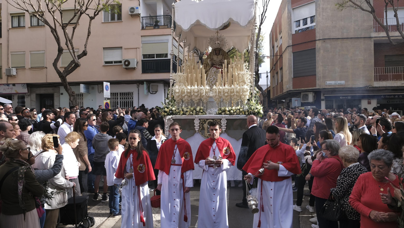 Imágenes de la Procesión de la Borriquita de Almería