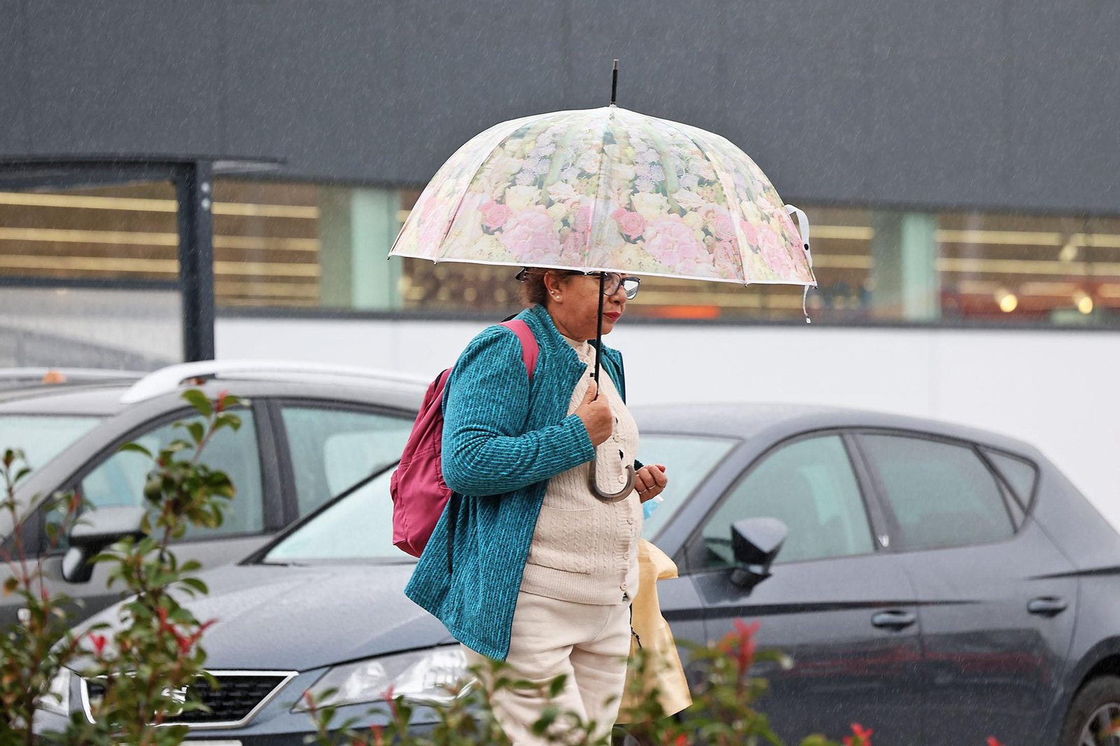 Las imágenes de la mañana de lluvia en Huelva