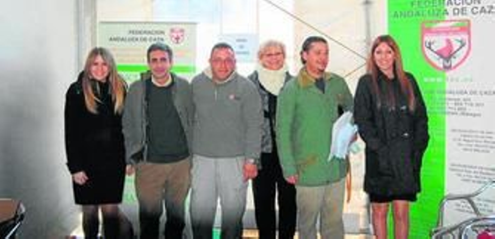 El presidente de la FAC en Almería junto a la presidenta de Argar y miembros de la Junta de Andalucía El presidente de la FAC en Almería junto a la presidenta de Argar y miembros de la Junta de Andalucía