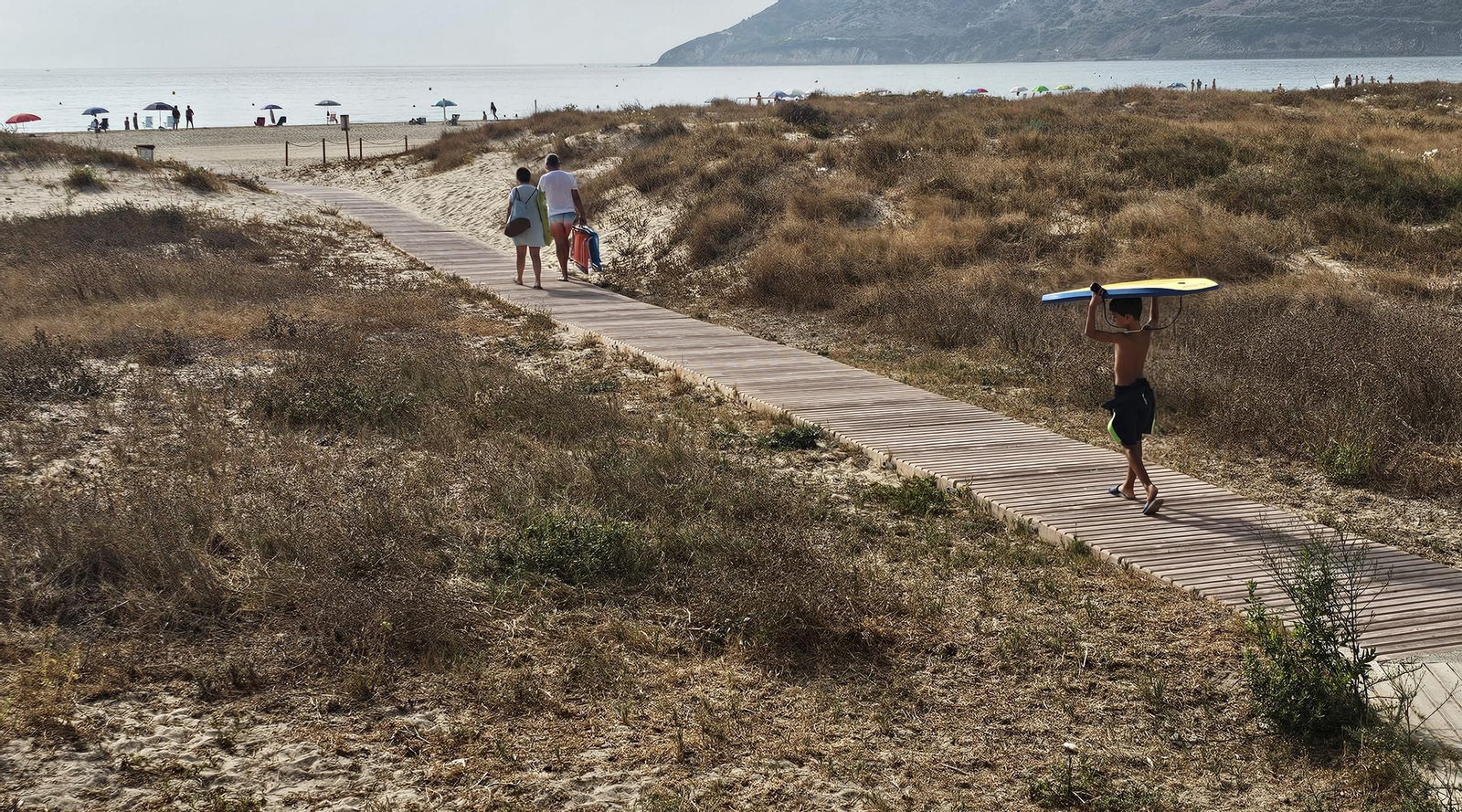 Fotos de un sábado en la playa de Getares de Algeciras