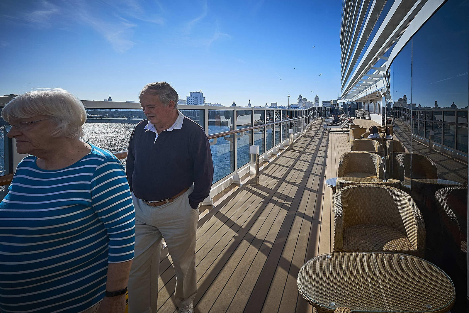 Primera escala en Cádiz del crucero MSC Seaside