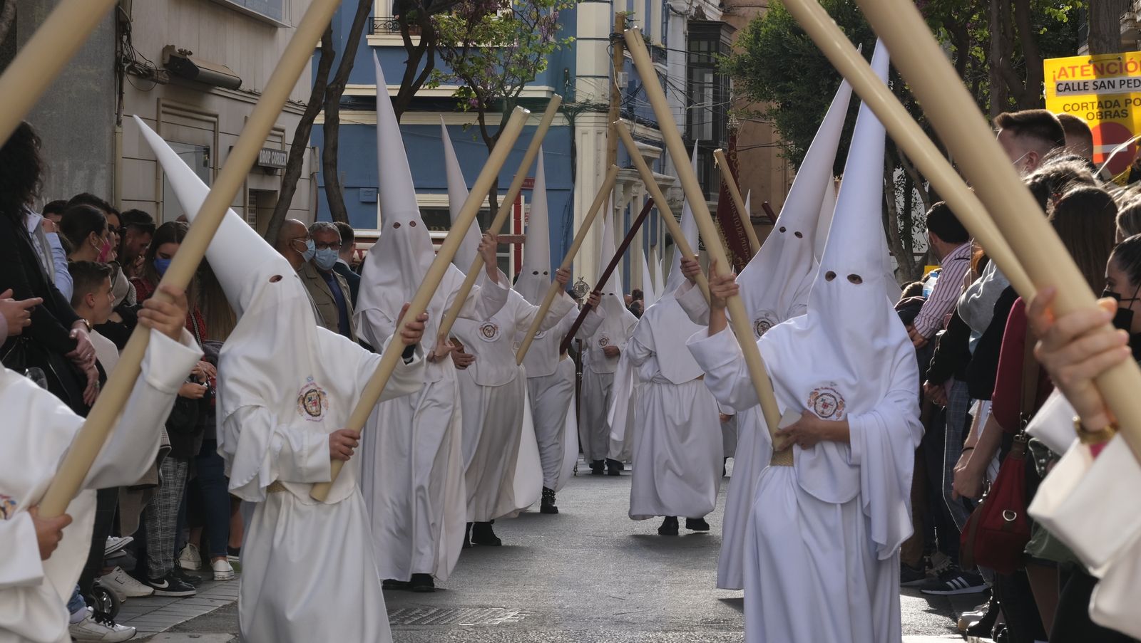 Fotogalería procesión de la Santa Cena. Semana Santa de Almería 2022.