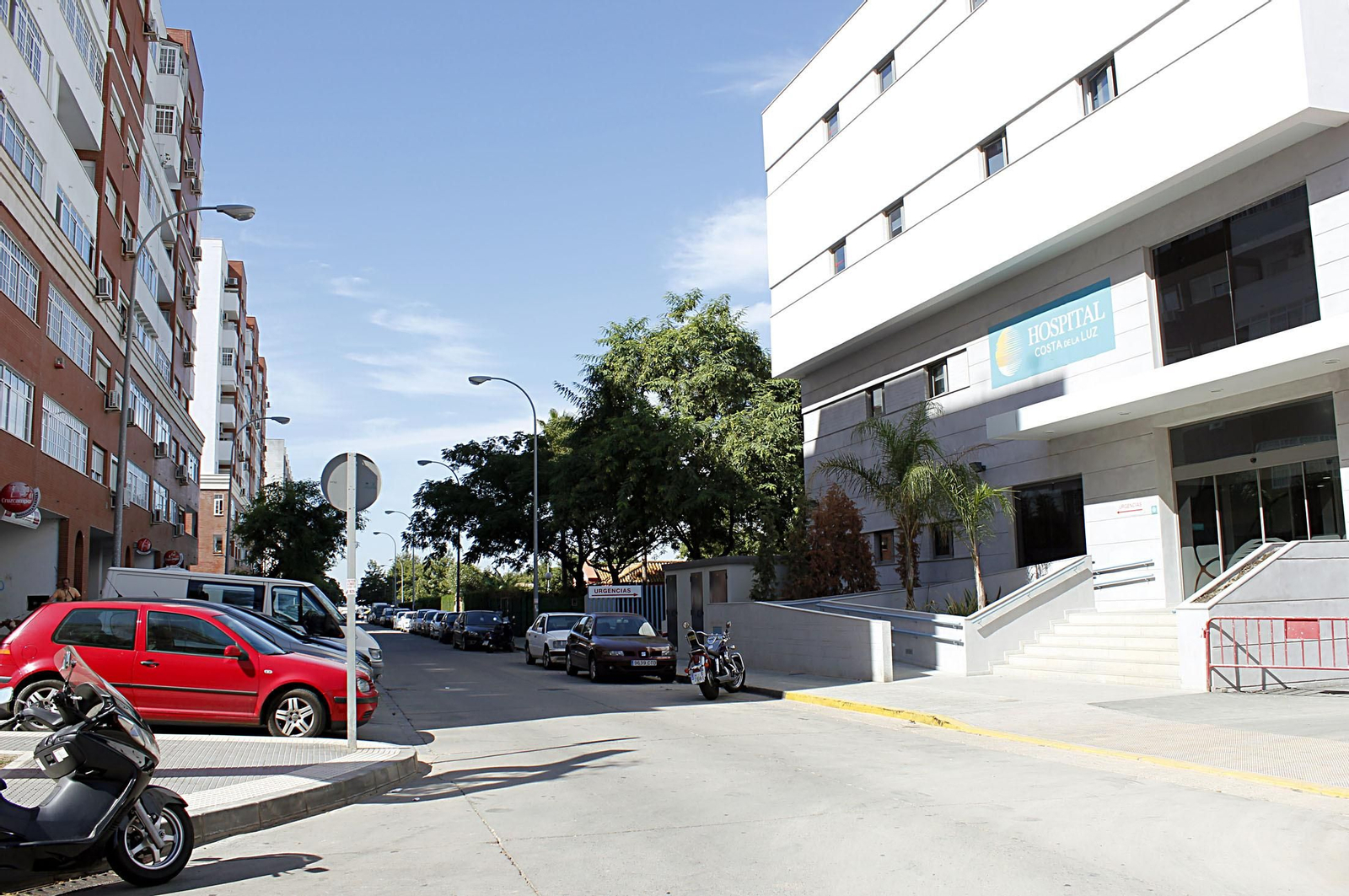 Calle Punta Umbría, en la urbanización Nuevo Molino.