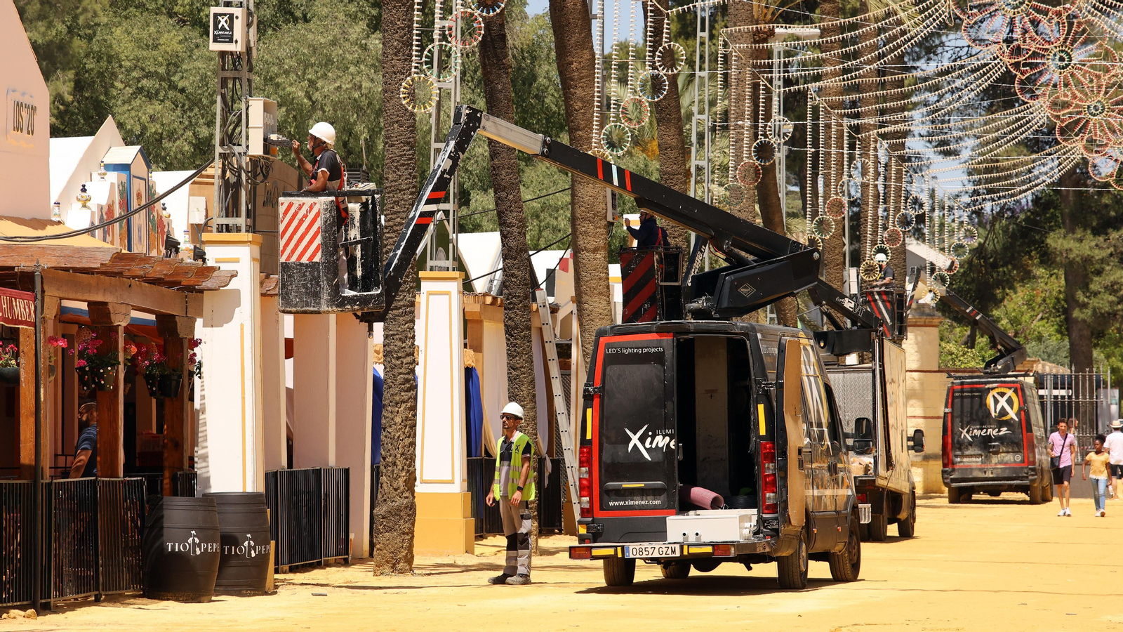 Sábado de Feria y alumbrado en Jerez