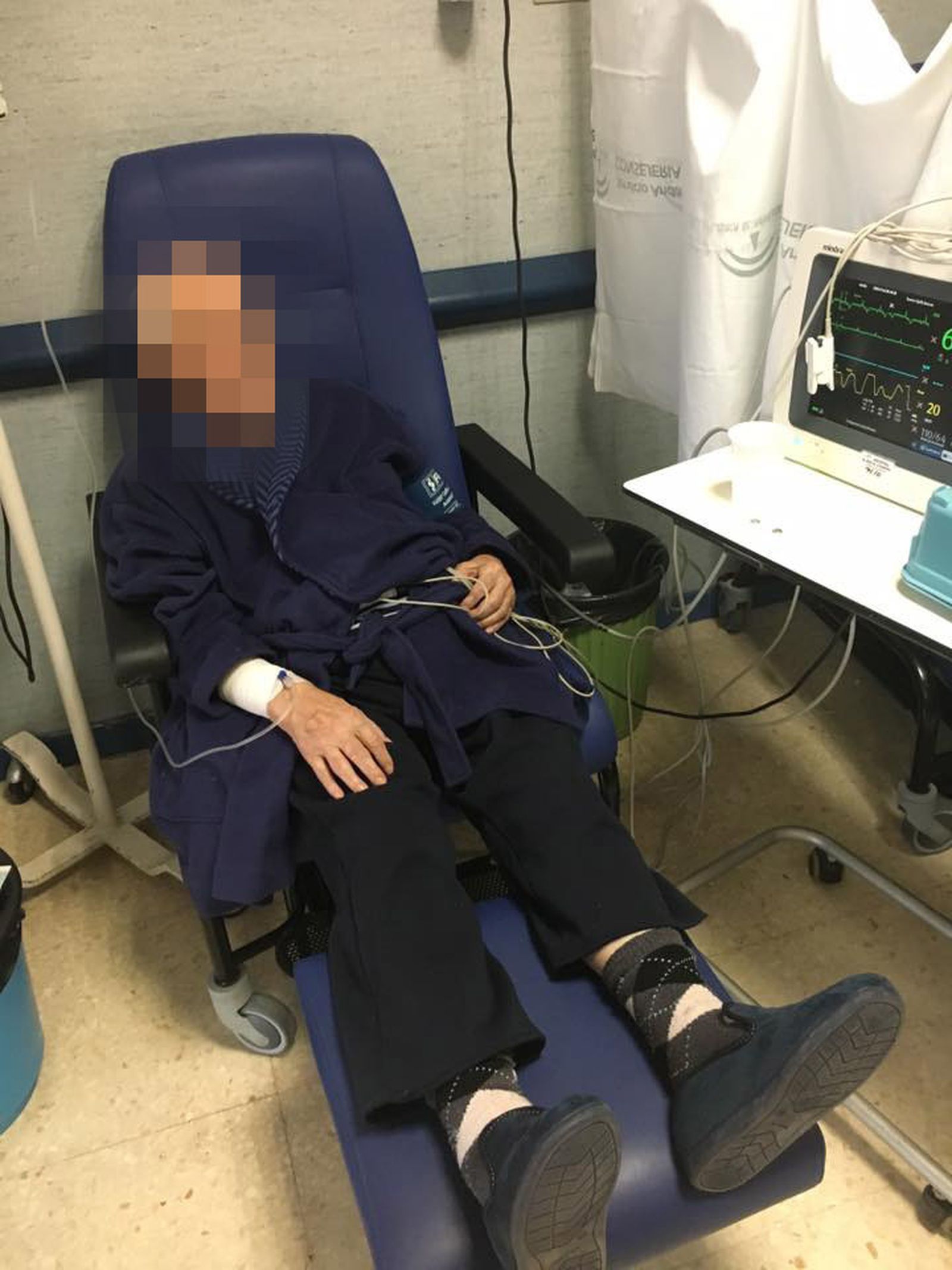 Foto del anciano, difundida por su hija en redes sociales.