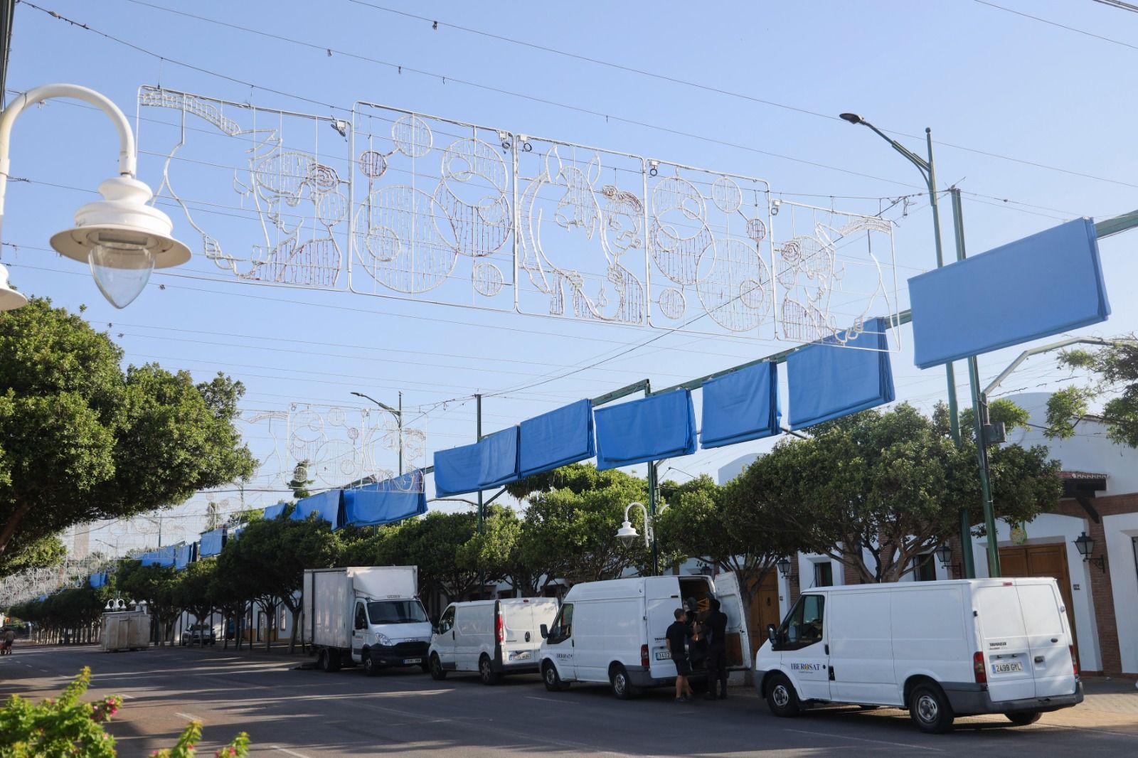 Comienza la cuenta atrás para la Feria de Málaga, en imágenes