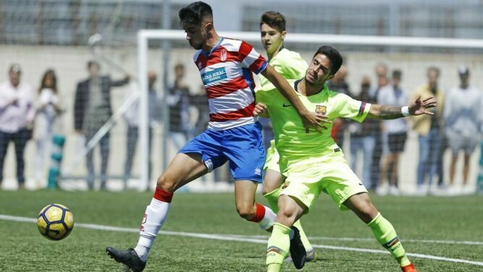 El punta algecireño Dani Moreno, con la camiseta del Granada CF