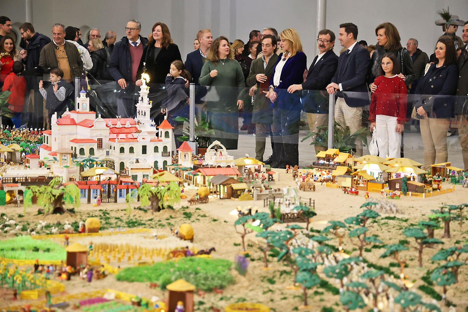 Imágenes del Belén de Playmobil más grande del mundo dedicado al Rocío