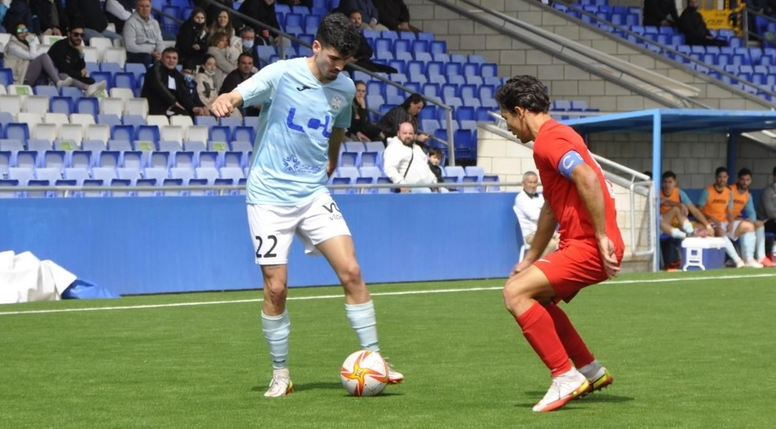 Nacho Fernández, durante un encuentro de esta temporada.