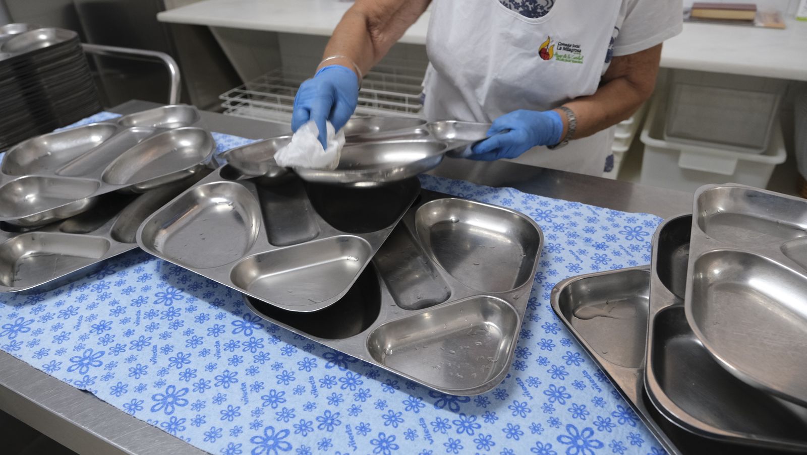 Imágenes del comedor social de La Milagrosa