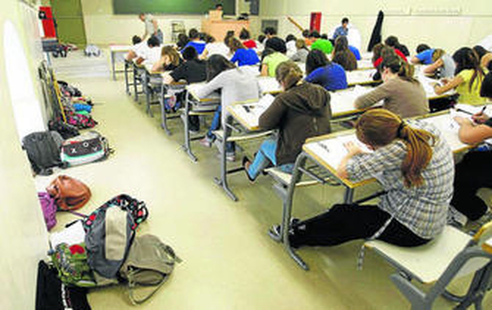 Imagen de las pruebas de Selectividad de este año.